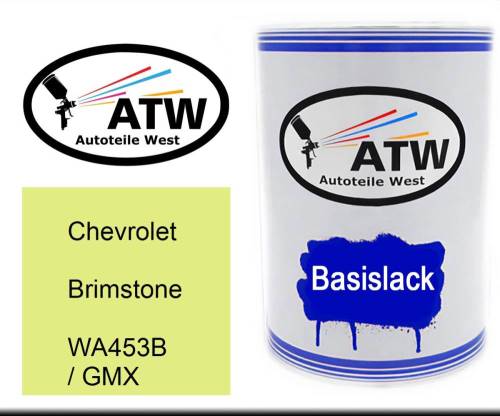 Chevrolet, Brimstone, WA453B / GMX: 500ml Lackdose, von ATW Autoteile West.